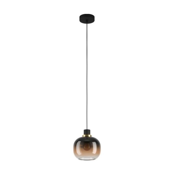Oilella hanglamp - zwart - geelkoper Eglo Hanglamp 99614-EGLO