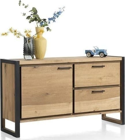 Henders & Hazel Metalo dressoir 140 cm - 1-deur + 2-laden Dressoir