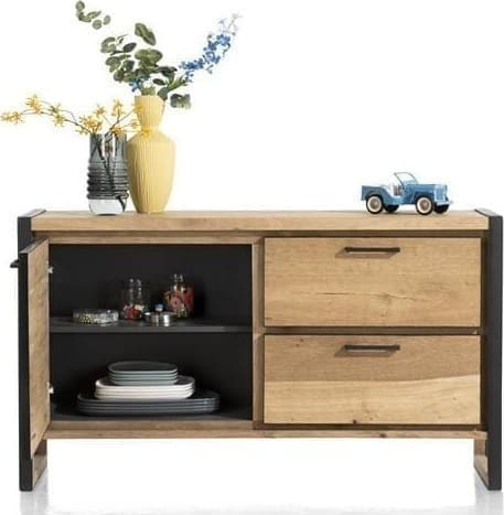 Henders & Hazel Metalo dressoir 140 cm - 1-deur + 2-laden Dressoir
