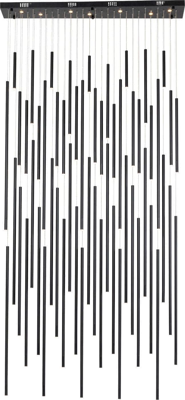 Pendant Lamp Living Vegas Deluxe Black Matt LED Kare Design 53665