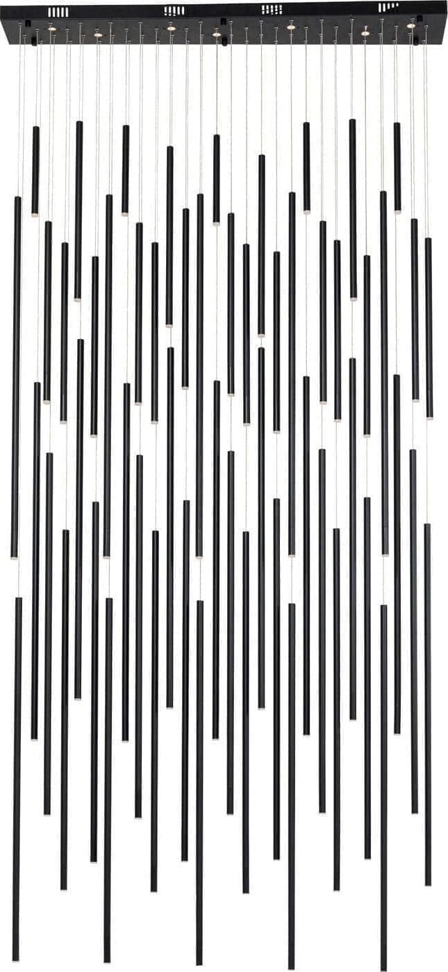 Pendant Lamp Living Vegas Deluxe Black Matt LED Kare Design 53665