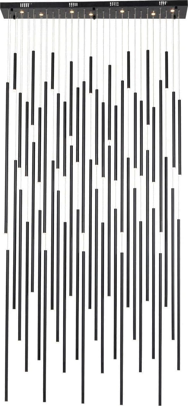 Pendant Lamp Living Vegas Deluxe Black Matt LED Kare Design 53665