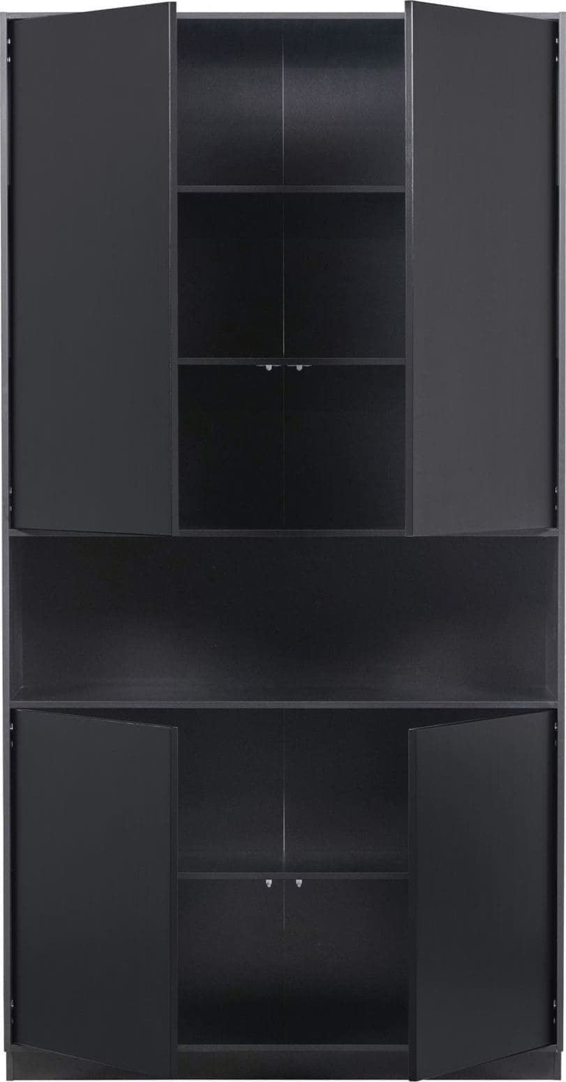 WOOOD Exclusive Finca Opbergkast 110cm Zwart Zwart Kast