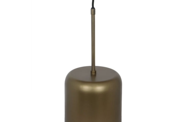 WOOOD Exclusive Safa Hanglamp Verticaal Metaal Glas Brass Black/brass