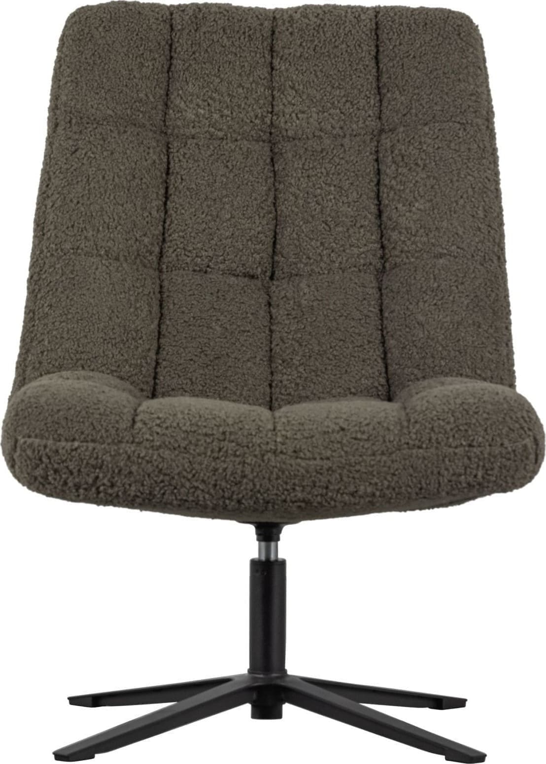 WOOOD Job Draaifauteuil Teddy Groen Green Bank