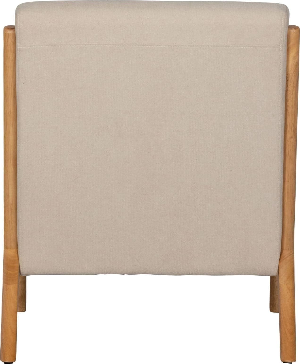 WOOOD Mark Fauteuil Geweven Stof Naturel Natural Bank