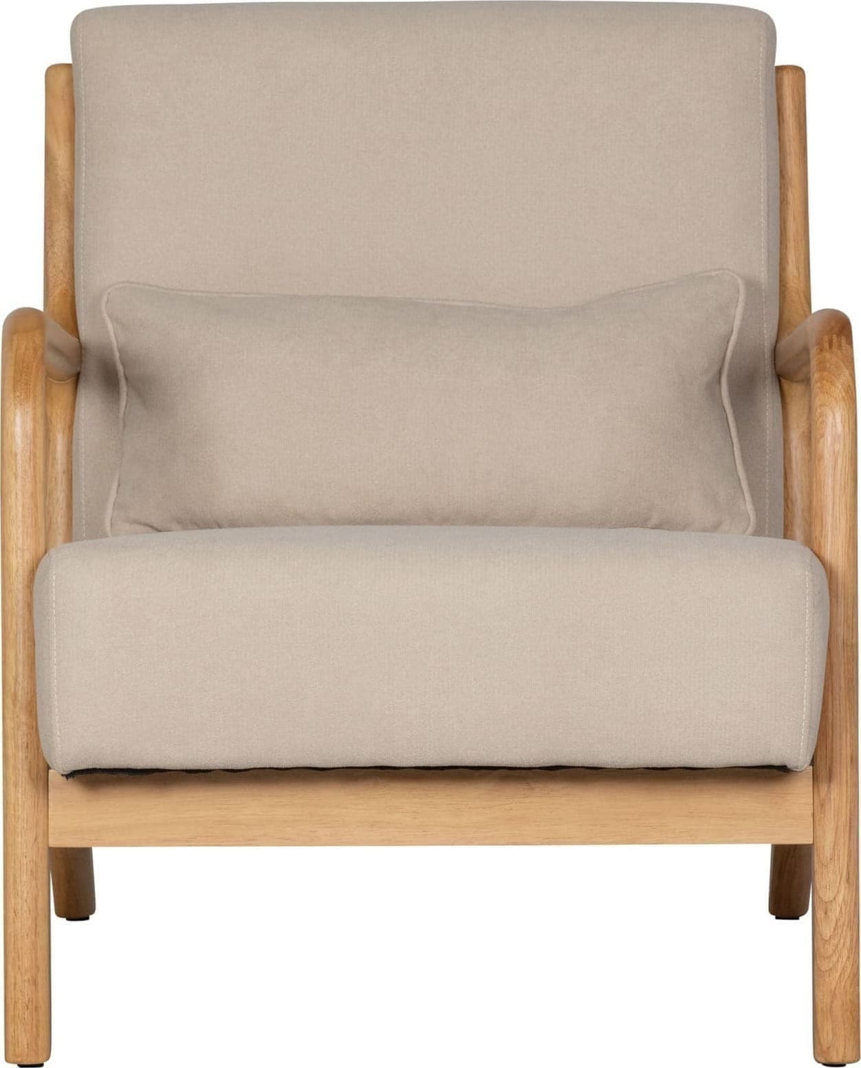 WOOOD Mark Fauteuil Geweven Stof Naturel Natural Bank