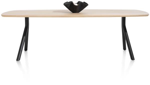 Xooon Arvada tafel 190 x 100 cm. - ovaal - poten aan de zijkant - natural  Eettafel