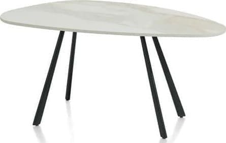 Xooon Montello salontafel 94 x 49 cm. - hoogte 42 cm. - keramiek blad Bijzettafel