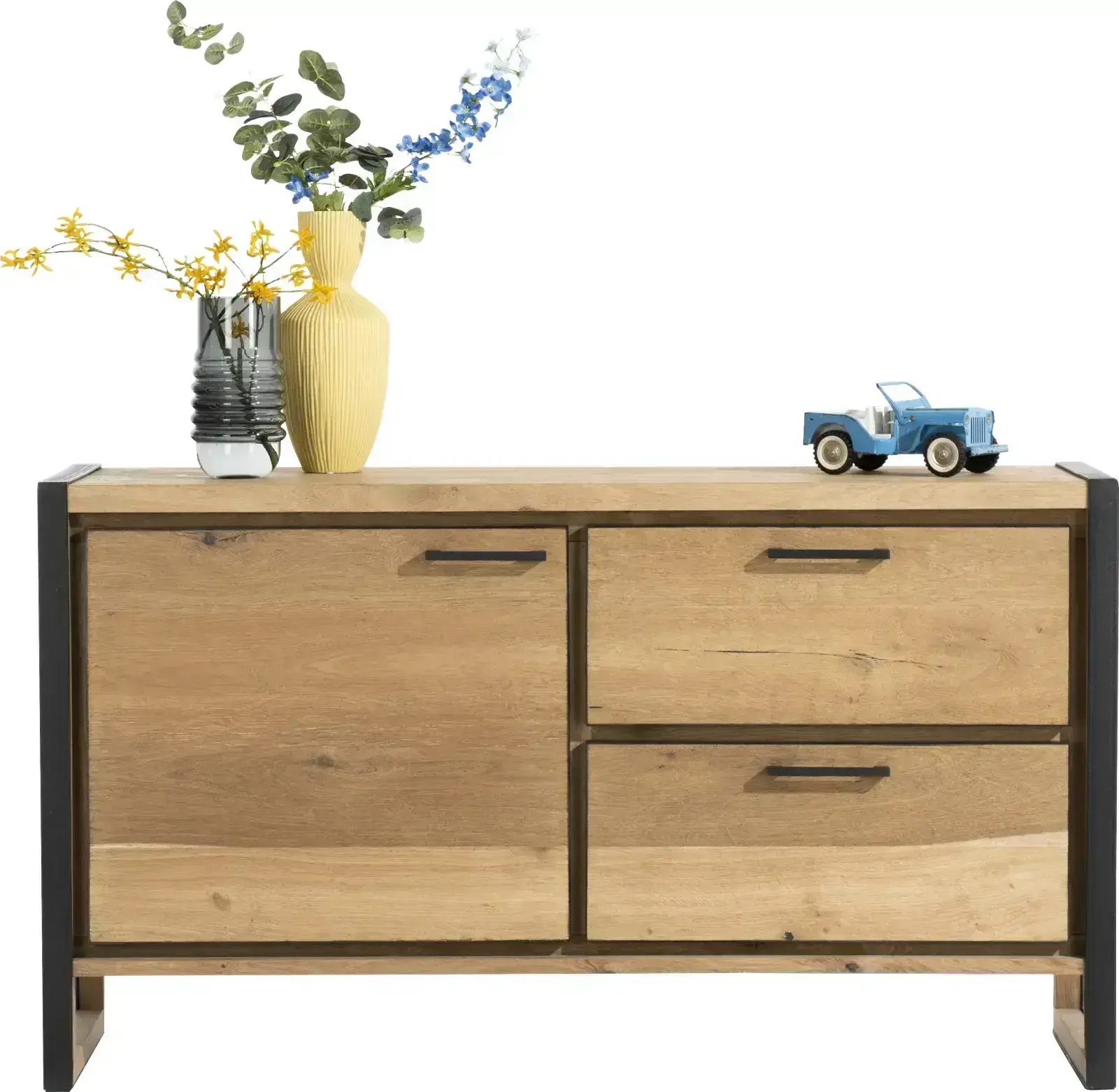 Henders & Hazel Metalo dressoir 140 cm - 1-deur + 2-laden Dressoir