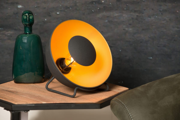 Alvaro tafellamp Ã¸ 20 cm 1xe14 - mat goud / messing Lucide Tafellamp 05530/20/30