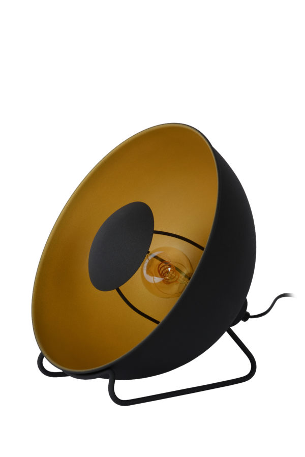Alvaro tafellamp Ã¸ 31 cm 1xe27 - mat goud / messing Lucide Tafellamp 05530/31/30