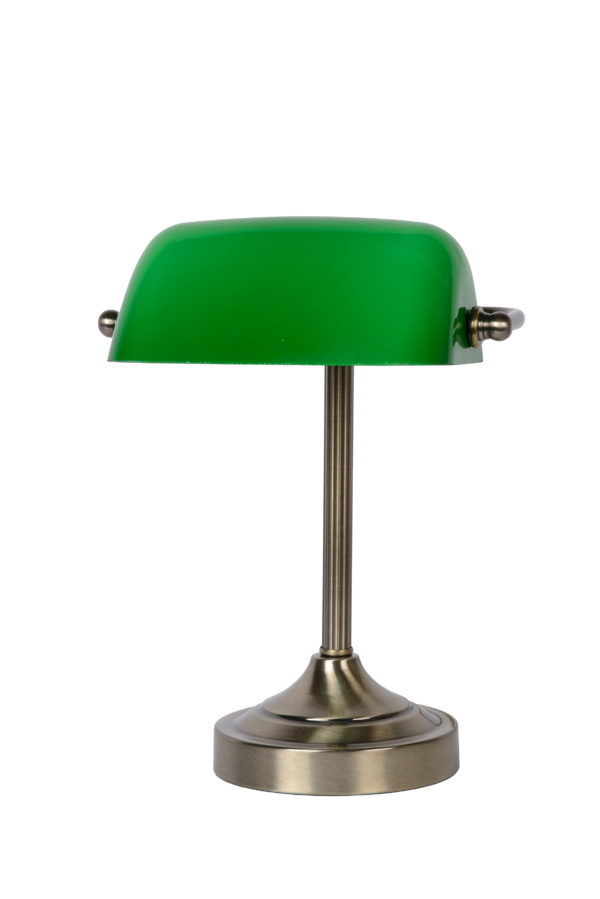 Banker bureaulamp 1xe14 - groen Lucide Bureaulamp 17504/01/03