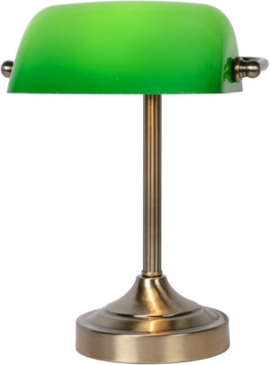 Banker bureaulamp 1xe14 - groen Lucide Bureaulamp 17504/01/03