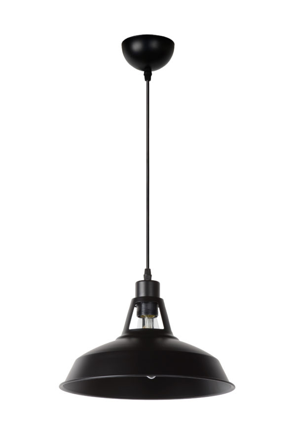 Brassy-bis hanglamp Ã¸ 31 cm 1xe27 - zwart Lucide Hanglamp 43401/31/30