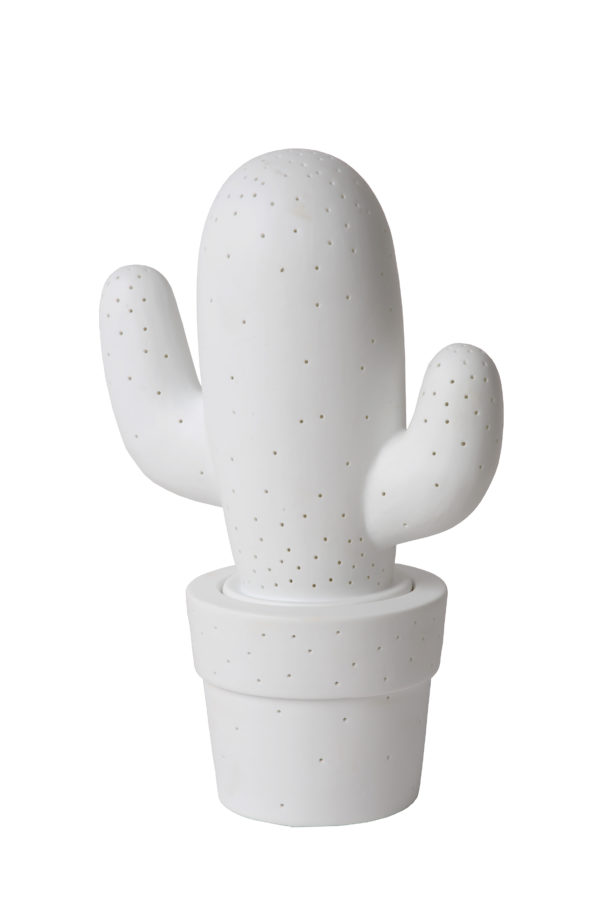 Cactus tafellamp Ã¸ 20 cm 1xe14 - wit Lucide Tafellamp 13513/01/31