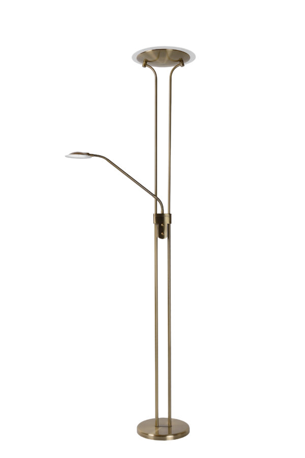 Champion-led leeslamp Ã¸ 25,4 cm led dimb. 3000k - brons Lucide Vloerlamp 19792/24/03