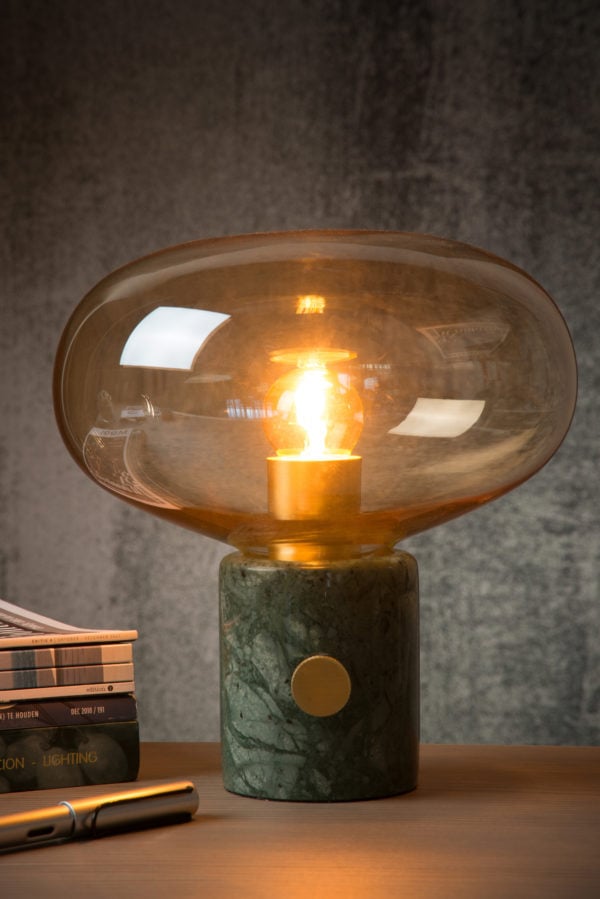 Charlize tafellamp Ã¸ 23 cm 1xe27 - groen Lucide Tafellamp 03520/01/62