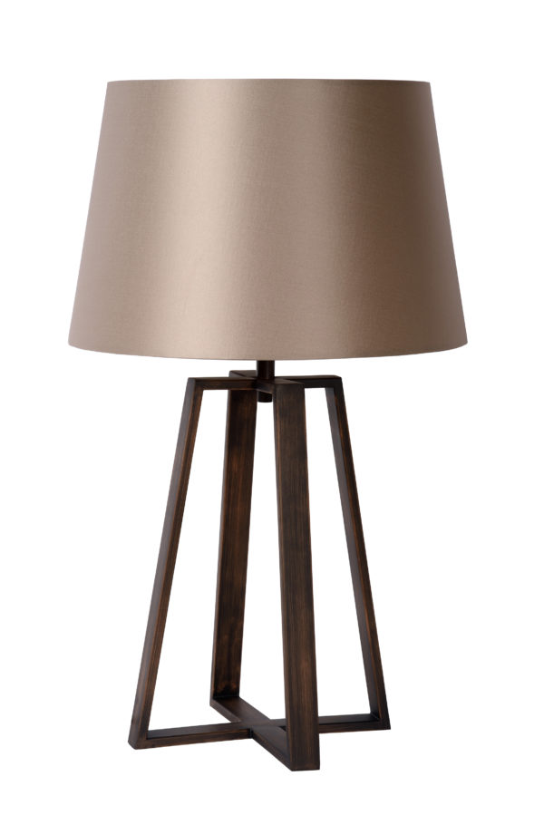 Coffee tafellamp Ã¸ 38,5 cm 1xe27 - hout Lucide Tafellamp 31598/81/97