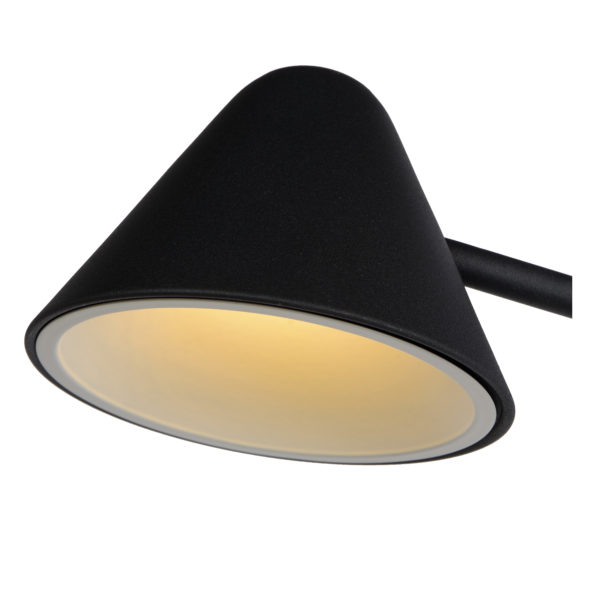 Devon bureaulamp led 1x5w 3000k - zwart Lucide Bureaulamp 20515/05/30