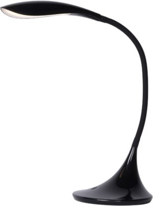 Emil bureaulamp Ã¸ 17 cm led dimb. 1x6w 3000k - zwart Lucide Bureaulamp 18652/06/30