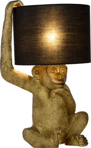 Extravaganza chimp tafellamp Ã¸ 30 cm 1xe14 - goud Lucide Tafellamp 10502/81/30