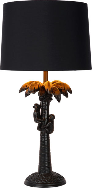 Extravaganza coconut tafellamp Ã¸ 30,5 cm 1xe27 - zwart Lucide Tafellamp 10505/81/30
