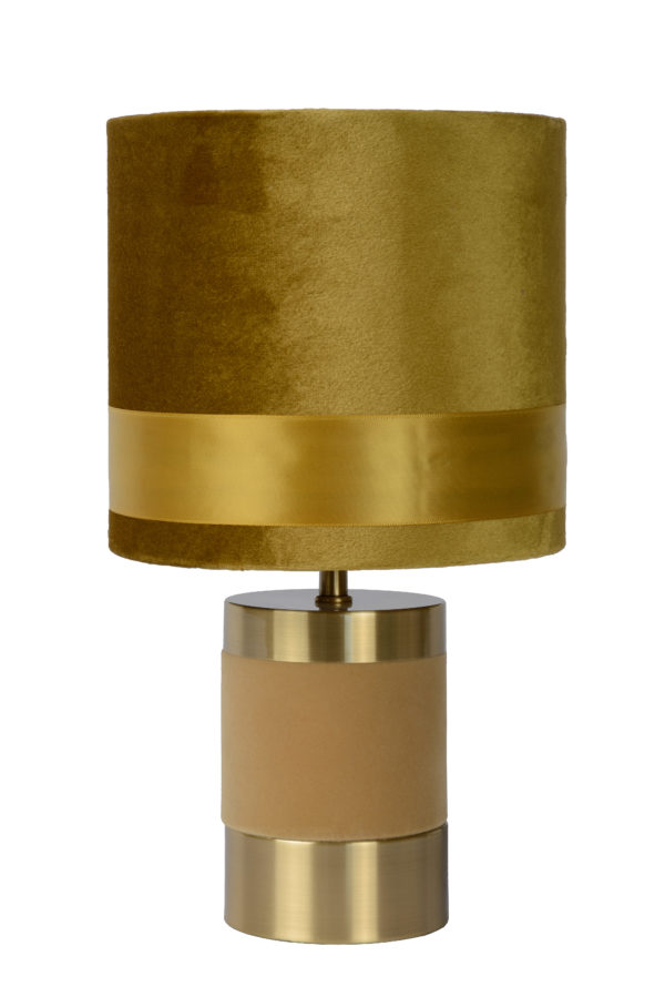 Extravaganza frizzle tafellamp Ã¸ 18 cm 1xe14 - geel Lucide Tafellamp 10500/81/34
