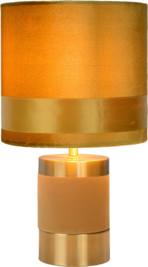 Extravaganza frizzle tafellamp Ã¸ 18 cm 1xe14 - geel Lucide Tafellamp 10500/81/34