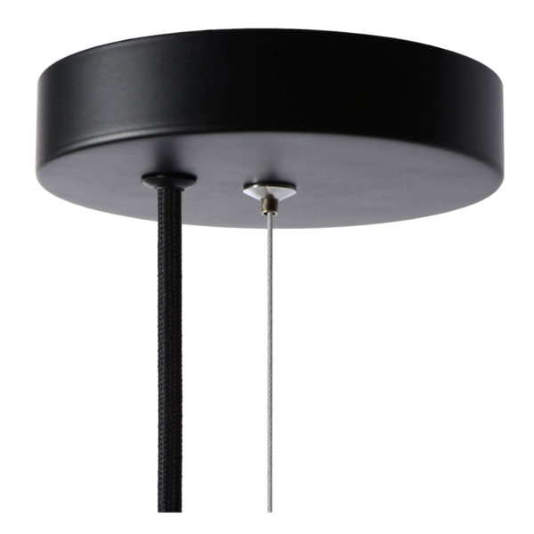 Fern hanglamp Ã¸ 20 cm 1xe27 - zwart Lucide Hanglamp 25407/01/30