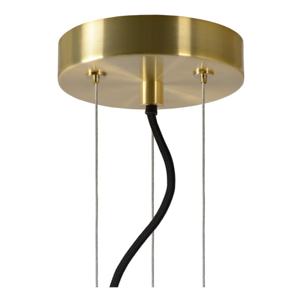 Florien hanglamp Ã¸ 28 cm 1xe27 - mat goud / messing Lucide Hanglamp 30473/28/62