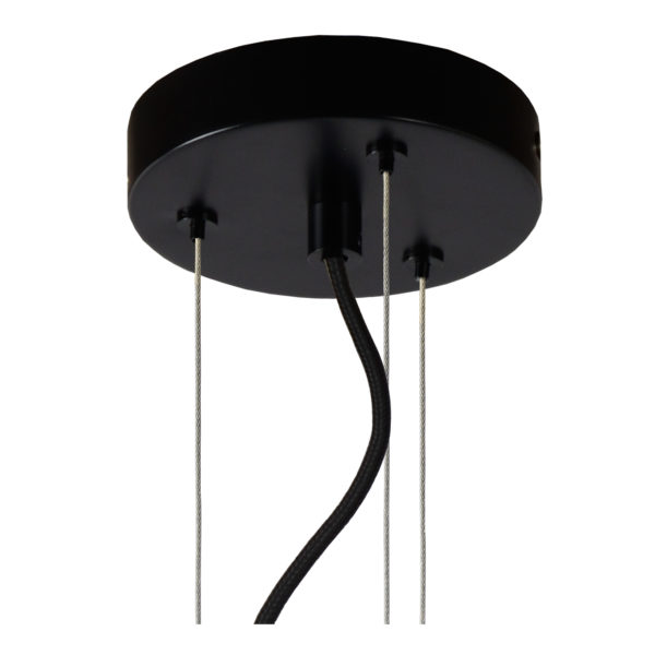 Florien hanglamp Ã¸ 28 cm 1xe27 - zwart Lucide Hanglamp 30473/28/65