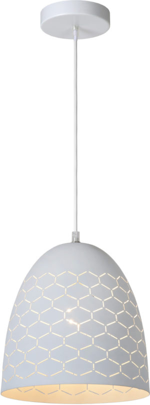 Galla hanglamp Ã¸ 25 cm 1xe27 - wit Lucide Hanglamp 43408/24/31