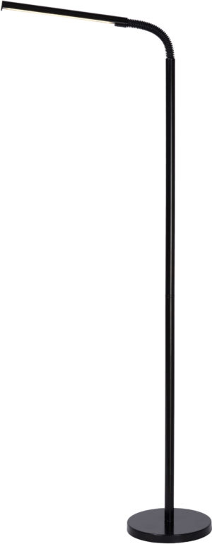 Gilly leeslamp led 1x5w 2700k - zwart Lucide Vloerlamp 36712/05/30