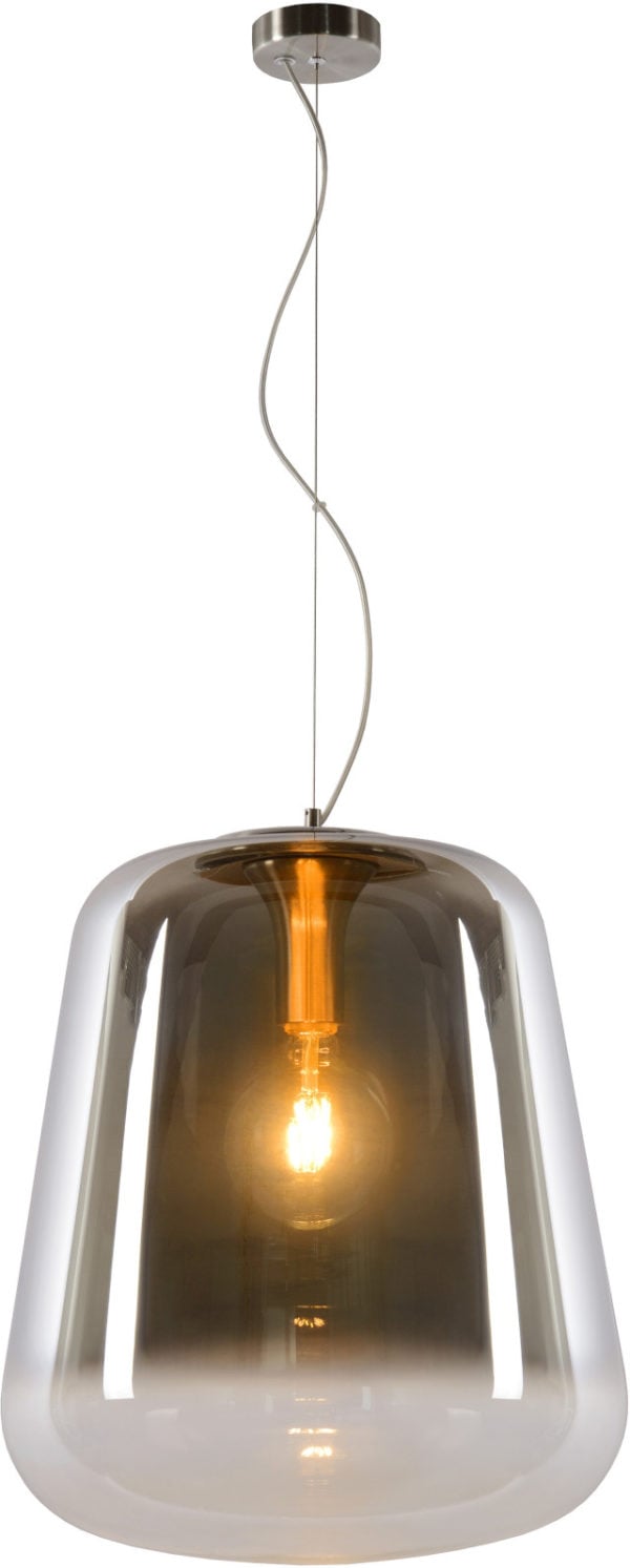 Glorio hanglamp Ã¸ 45 cm 1xe27 - fumé Lucide Hanglamp 25401/45/65