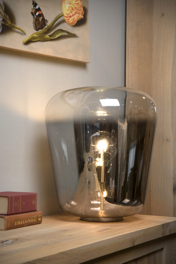 Glorio tafellamp Ã¸ 45 cm 1xe27 - chroom Lucide Tafellamp 25501/45/65