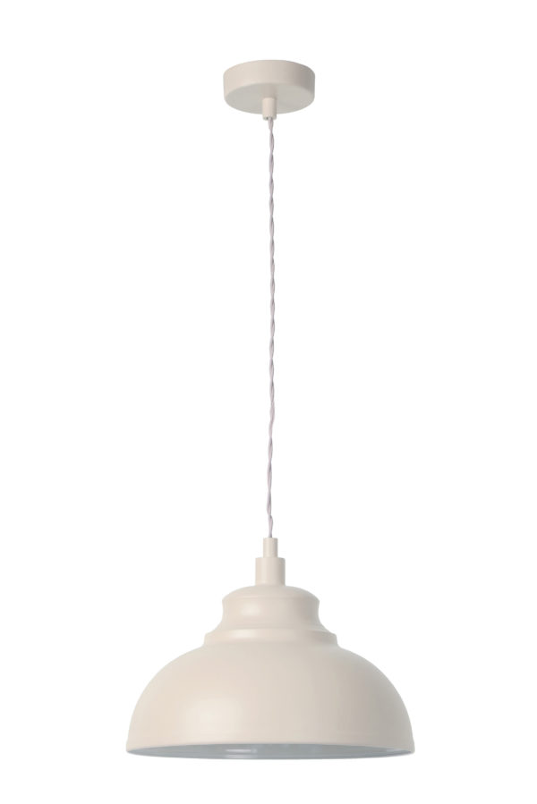 Isla hanglamp Ã¸ 29 cm 1xe14 - beige Lucide Hanglamp 34400/29/38