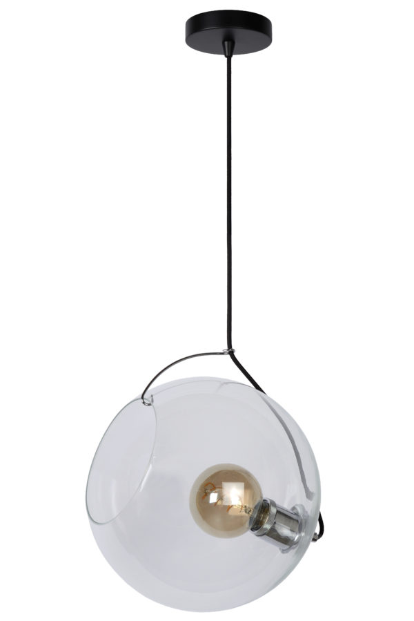 Jazzlynn hanglamp Ã¸ 30 cm 1xe27 - zwart Lucide Hanglamp 25405/30/60