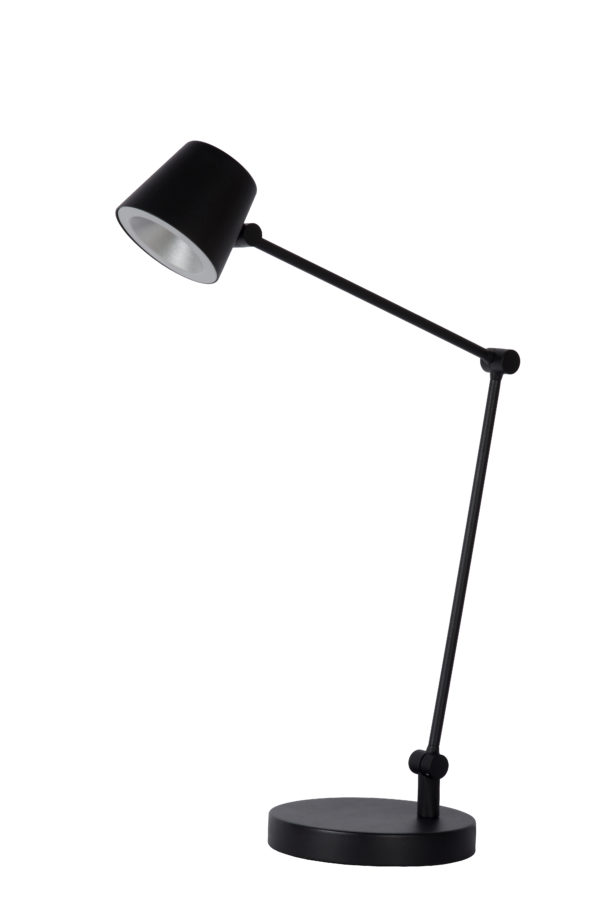 Jorius bureaulamp Ã¸ 18 cm led dimb. 1x8w 3000k - zwart Lucide Bureaulamp 19668/08/30