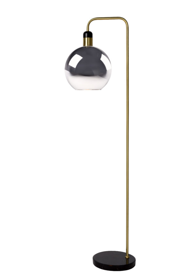 Julius vloerlamp Ã¸ 28 cm 1xe27 - zwart Lucide Vloerlamp 34738/01/65