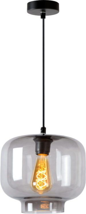 Medine hanglamp Ã¸ 25 cm 1xe27 - zwart Lucide Hanglamp 46413/01/65