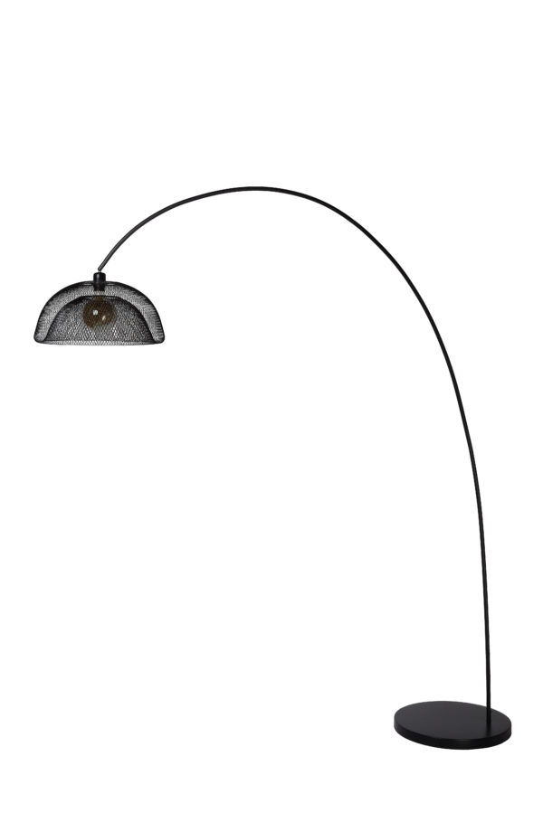 Mesh vloerlamp Ã¸ 46 cm 1xe27 - zwart Lucide Vloerlamp 30773/01/30