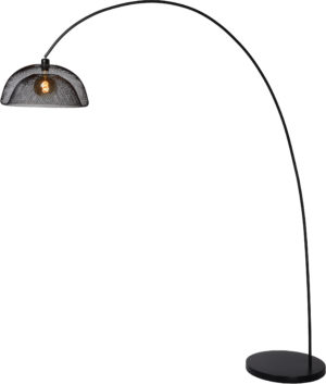 Mesh vloerlamp Ã¸ 46 cm 1xe27 - zwart Lucide Vloerlamp 30773/01/30