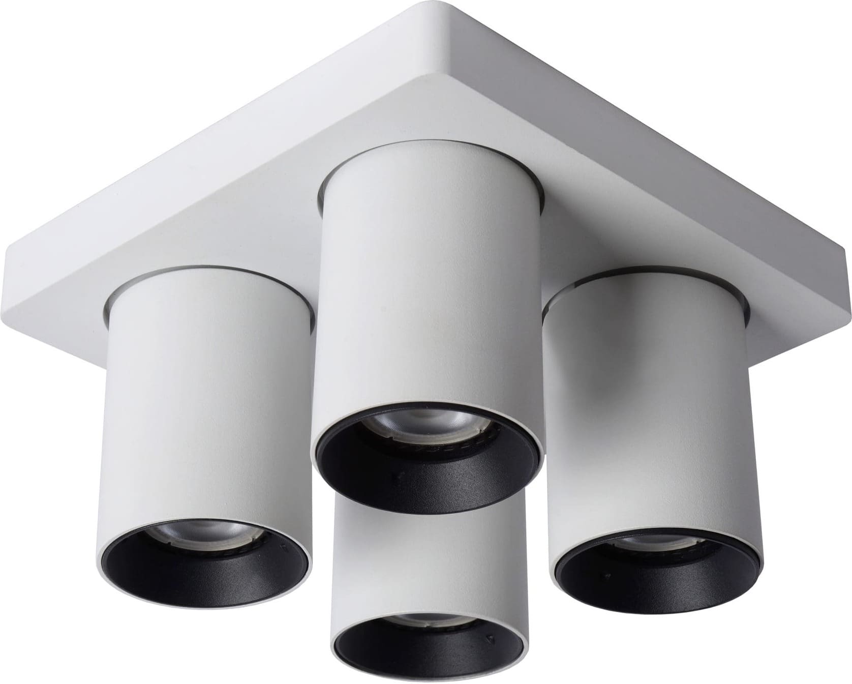 Nigel Plafondspot Led Dim To Warm GU10 4x5w 2200k/3000k - Wit Lucide Plafondlamp 09929/20/31