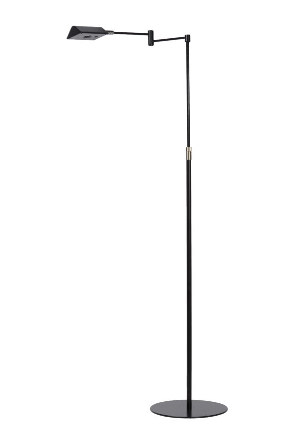 Nuvola leeslamp Ã¸ 20 cm led dimb. 1x9w 3000k - zwart Lucide Vloerlamp 19765/09/30