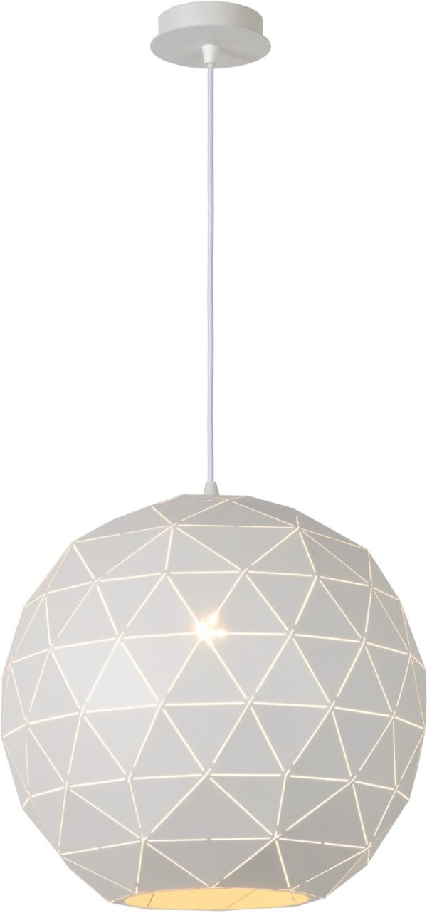 Otona hanglamp Ã¸ 40 cm 1xe27 - wit Lucide Hanglamp 21409/40/31