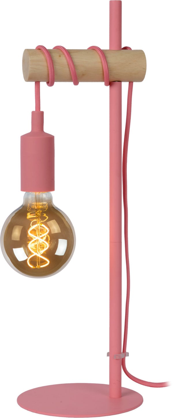 Pola tafellamp kinderkamer Ã¸ 15 cm 1xe27 - roze Lucide Tafellamp 08527/01/66