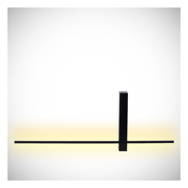 Segin - Wandlamp - Led - 1x6W 2700K - Zwart Lucide Wandlamp 12200/60/30