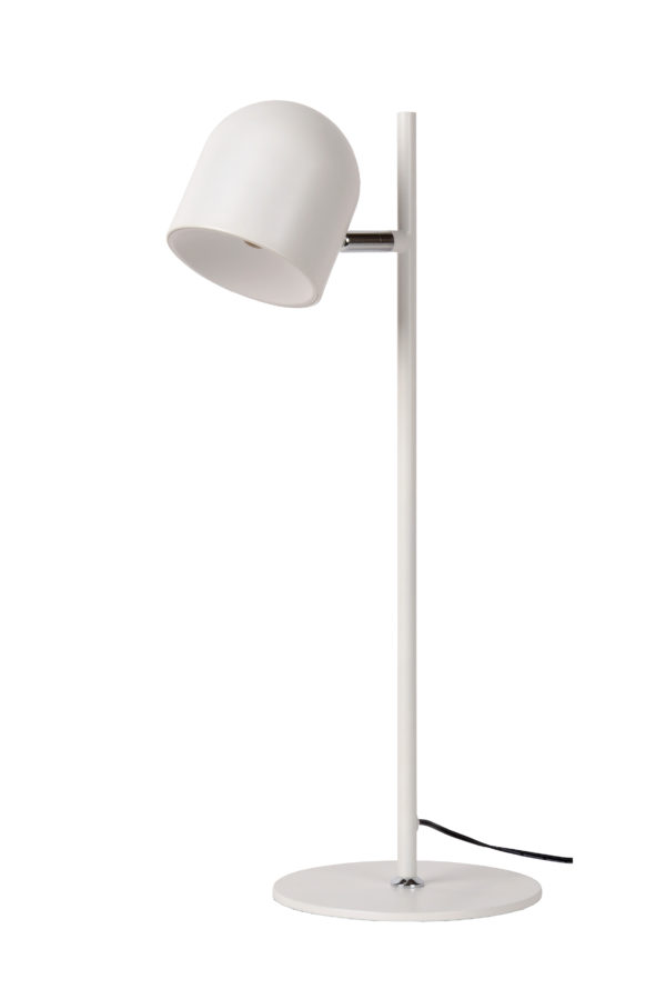 Skanska bureaulamp Ã¸ 16 cm led dimb. 1x7w 3000k - wit Lucide Bureaulamp 03603/05/31