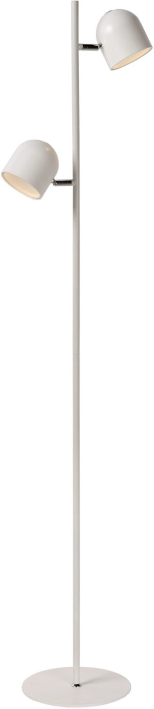 Skanska vloerlamp led dimb. 2x5w 3000k - wit Lucide Vloerlamp 03703/10/31